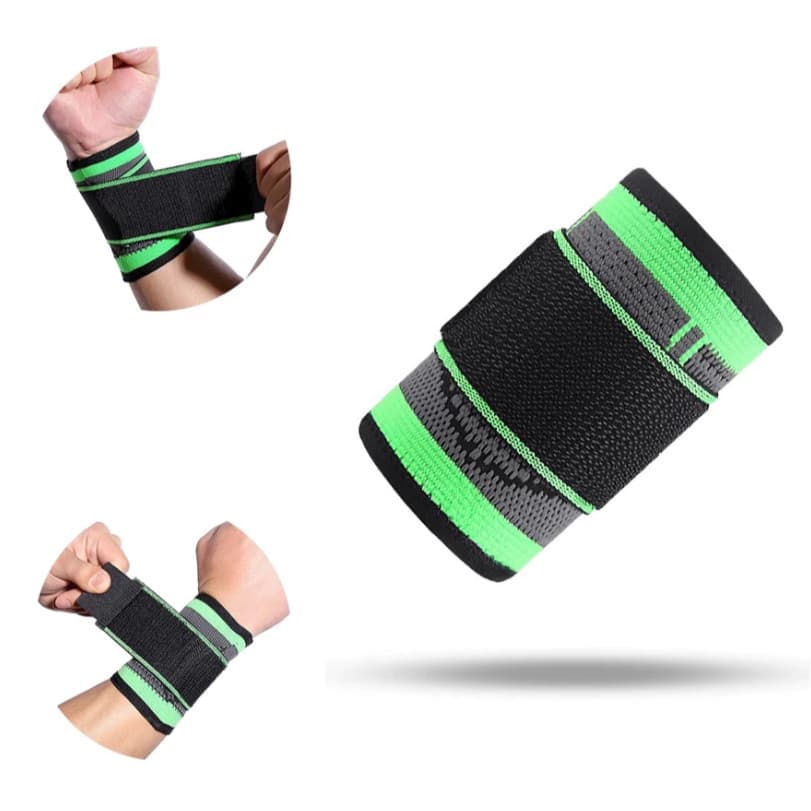 Kit 2 Munhequeira Protetor Para Punho e Pulso Tala Ajustável Tendinite Prática Esportiva Alívio Dor