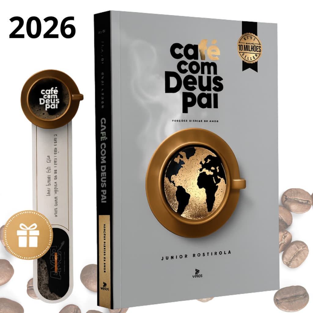 Café com Deus Pai – 6ª Edição 2026 | Junior Rostirola | Novo Devocional Diário para Fortalecer Sua Fé