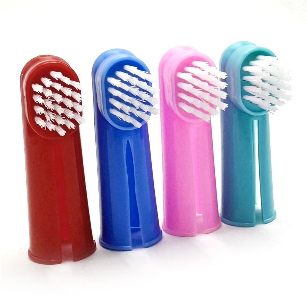 Escova de Dente Pet Tipo Dedeira com 2 unidades - Cor Aleatória