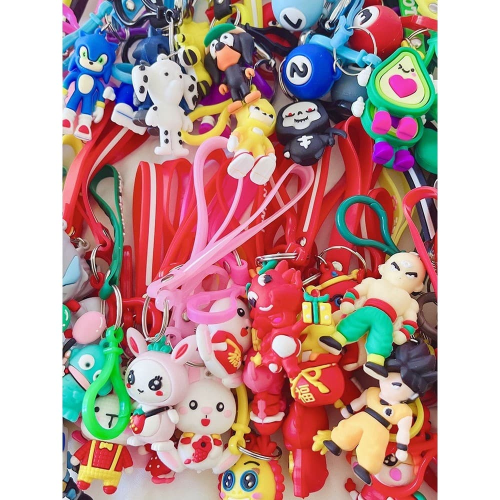 Kit5/10 peças Chaveiros variados, requintados e fofos, adequados para presentes