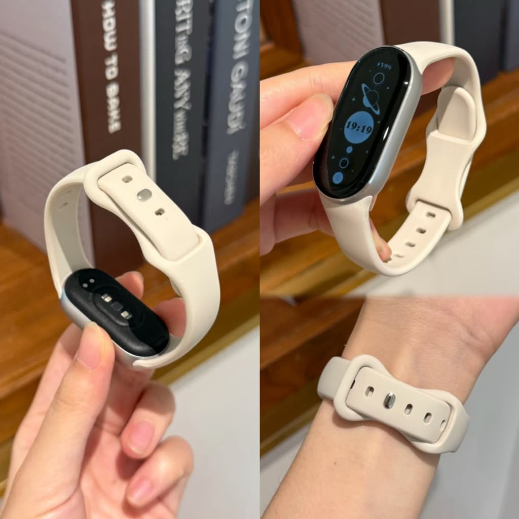 Pulseira Para Relógio Smartwatch Xiaomi Mi Band 10/9/8 NFC Acessórios De Strap De Belt Wristbands Soft Sport Silicone