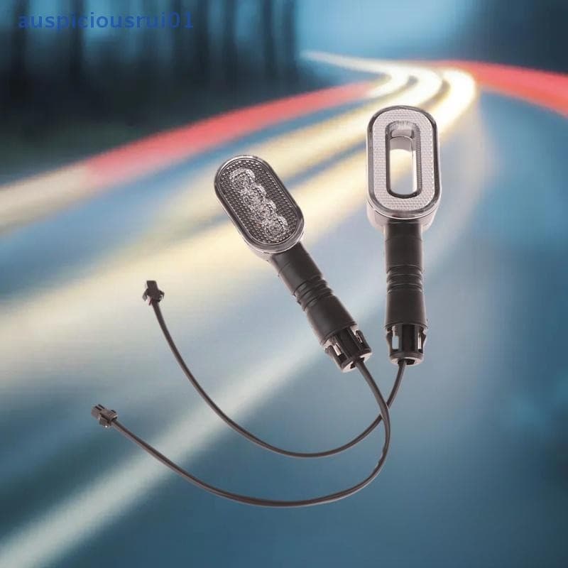 2 Pçs Sinal De Volta Chifre Lanterna Traseira 36V/48V/60V/72V Luz Da Bicicleta Lâmpada Advertência Ao Ar Livre Para Acel