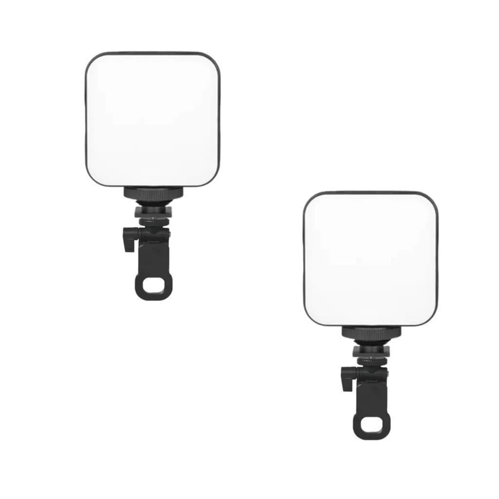 Luz Portatil De Vídeo LED Para Câmera De Celular Com Painel De Preenchimento