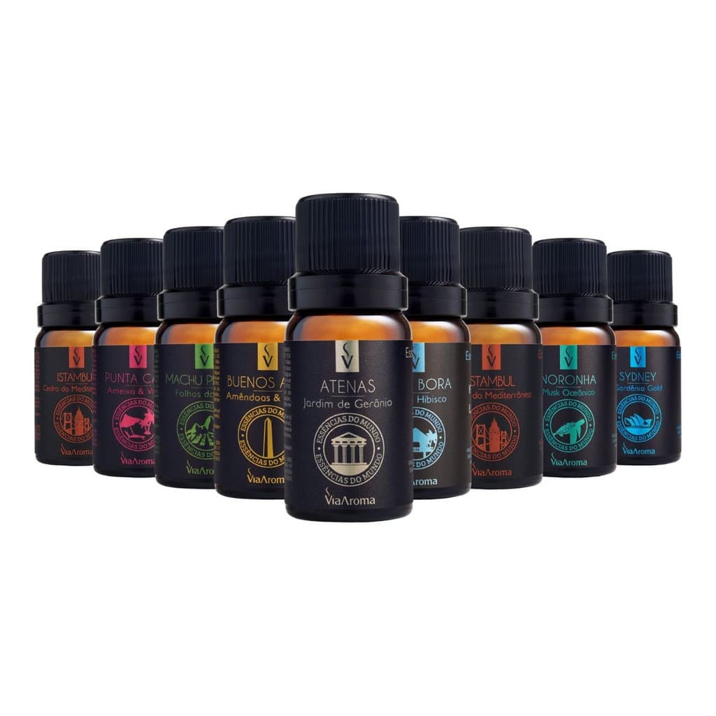 Essência Mundo para Difusor Aromatizador de Ambientes Via Aroma - 10ml