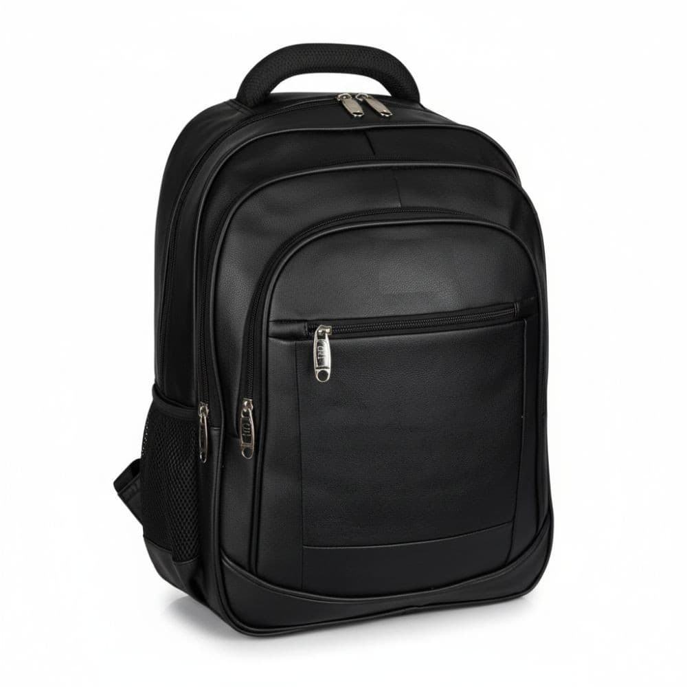 Mochila Masculina Feminina Couro Grande Resistente Impermeável Reforçada Multifuncional