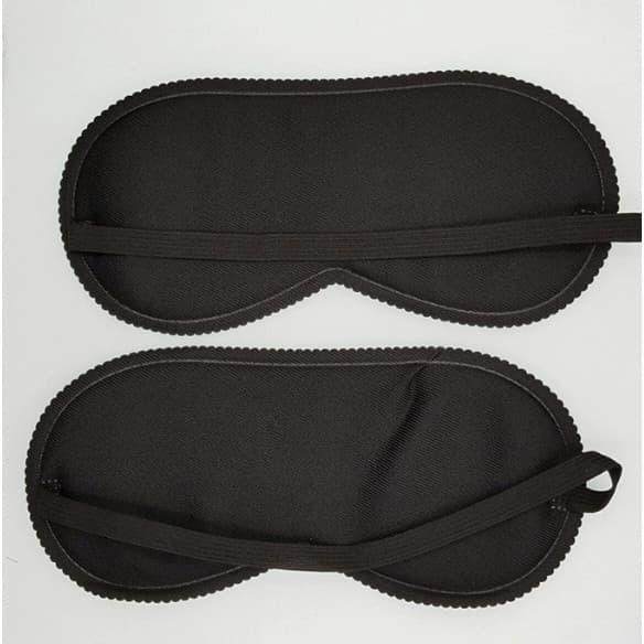 Máscara de dormir preta/máscara de bloqueio de luz