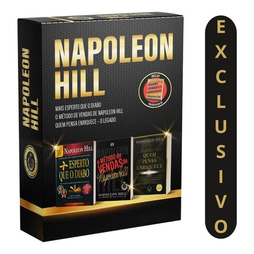 Box Napoleon Hill  Sucesso E Abundância (meqd + As Regras De Ouro + Qpe O Legado)