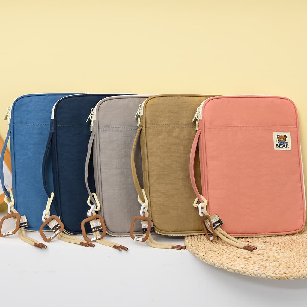 Bolsa forro portátil de 13.3 polegadas, capa protetora para Tablet, bolsa multifuncional para computador masculina e fem