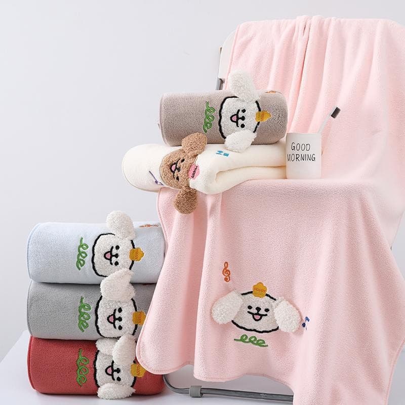 Toalha Infantil 3D Microfibra 70x140cm – Desenho Cartoons, Macia, Absorção Rápida, Banho, Praia e Piscina