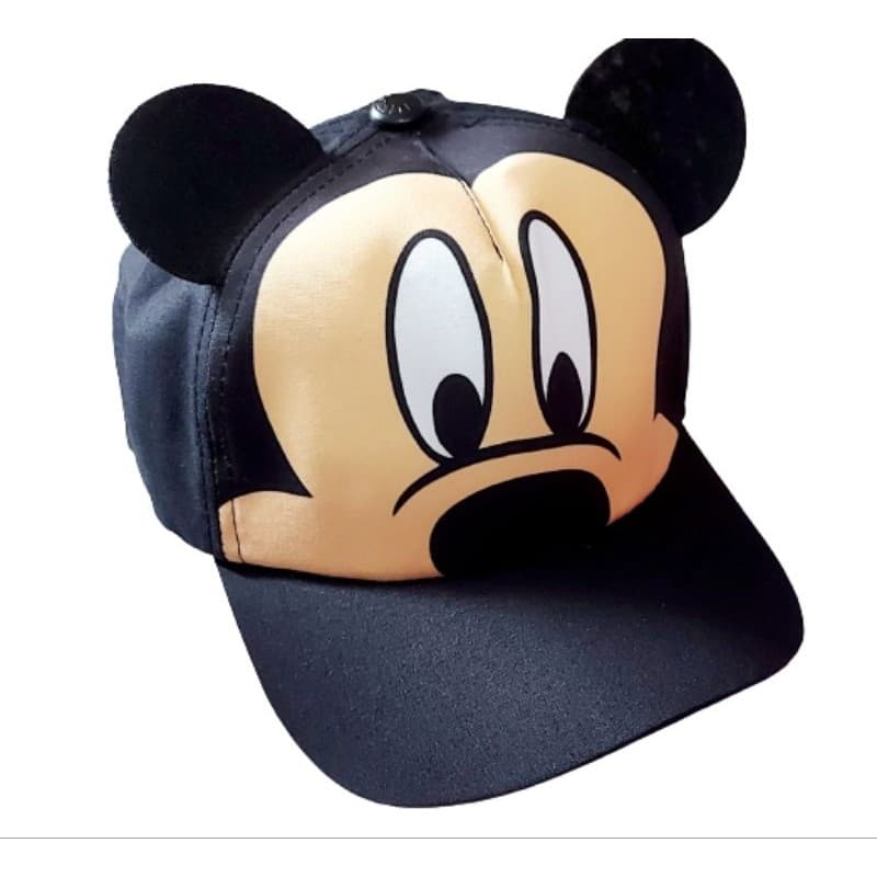 Boné infantil menino Mickey Mouse orelhinha do Mickey