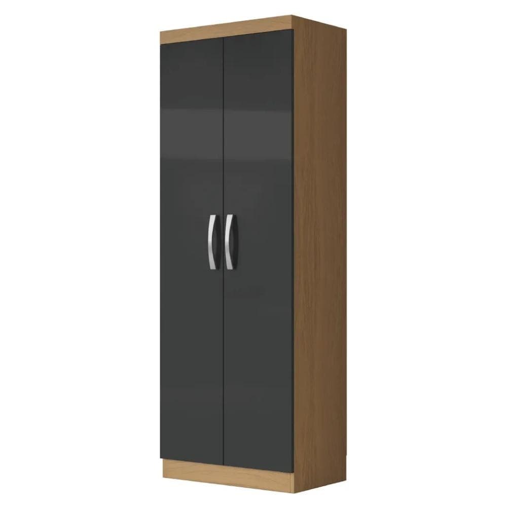 Armário Multiuso Organizador Lavanderia 2 Portas 3 Prateleiras 1,70m New Aramóveis