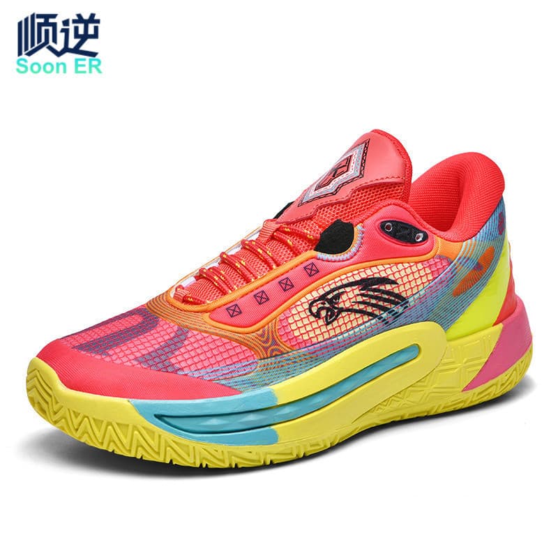 [Fricção com som] Tênis de basquete masculino feminino tênis de corrida fricção com som calçados esportivos