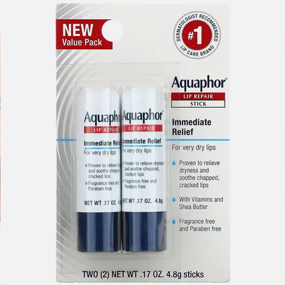 Aquaphor Lip Repair Immediate Relief | Lip Protectant | Lip Repair Stick 4.8g