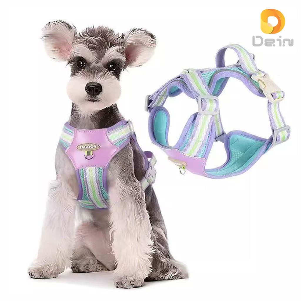 Peitoral para Cães com Guia 1,85m Refletivo Ajustável Conforto Segurança Médio Pequeno Porte