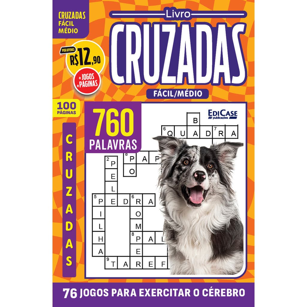 Livro Cruzadas ed.01 - 100 págs.- Fácil/Médio