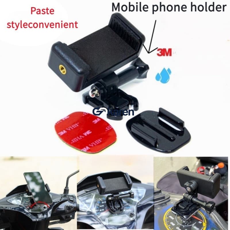 Suporte Telefônico De Motocicleta Para Fácil Desmontagem (Incluindo Remendo super Adesivo 3M)