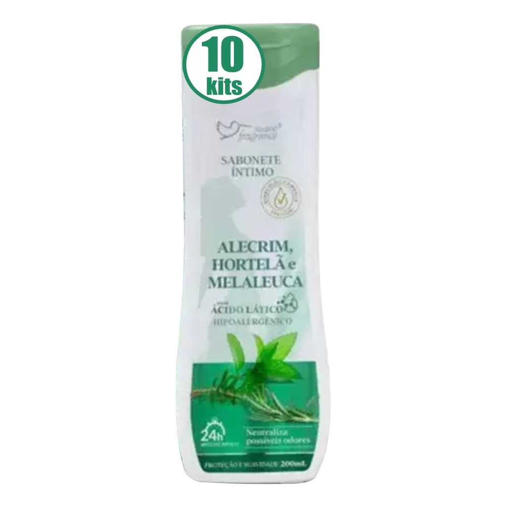 10 Sabonete Intimo Alecrim Hortelã Suave Fragrance Atacado