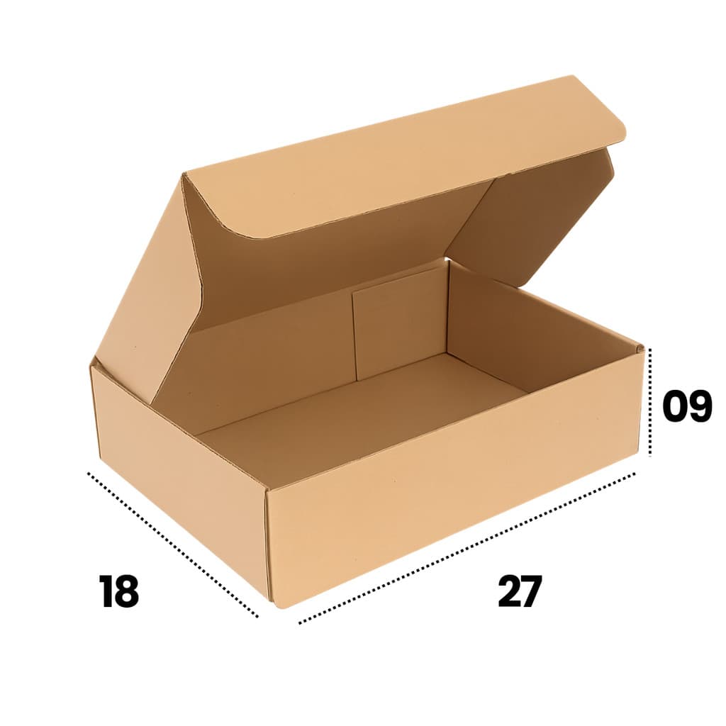 Kit 10 Caixas de Papelão 27x18x09 Para Envio Correio e E-commerce