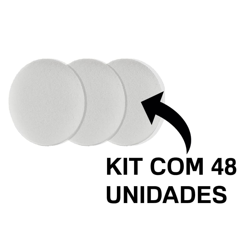Kit 48 Unidades Absorvente Reutilizável Lavável Protetor Seio Amamentação Conforto Gestante Lactante
