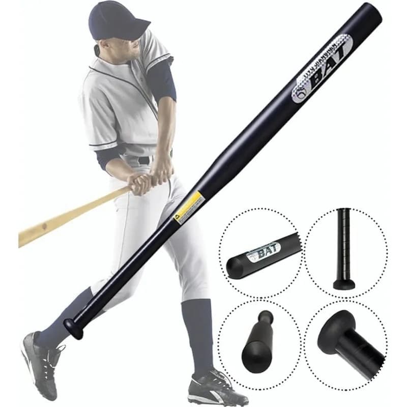 Taco de beisebol de aço de liga espessada, taco de beisebol de fitness para carro