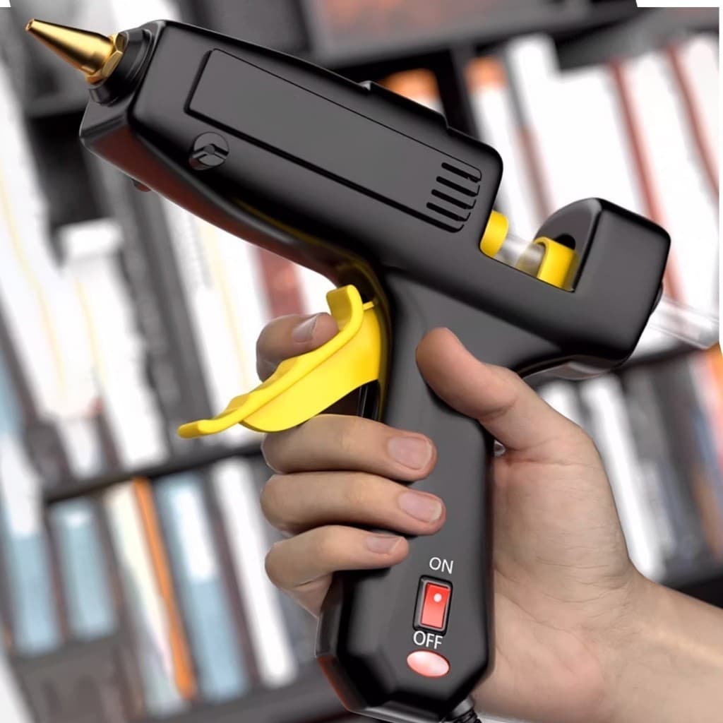 Pistola de Cola Quente Grande 60w 127V/220V - Ferramenta Ideal para Artesanato com Secagem Rápida