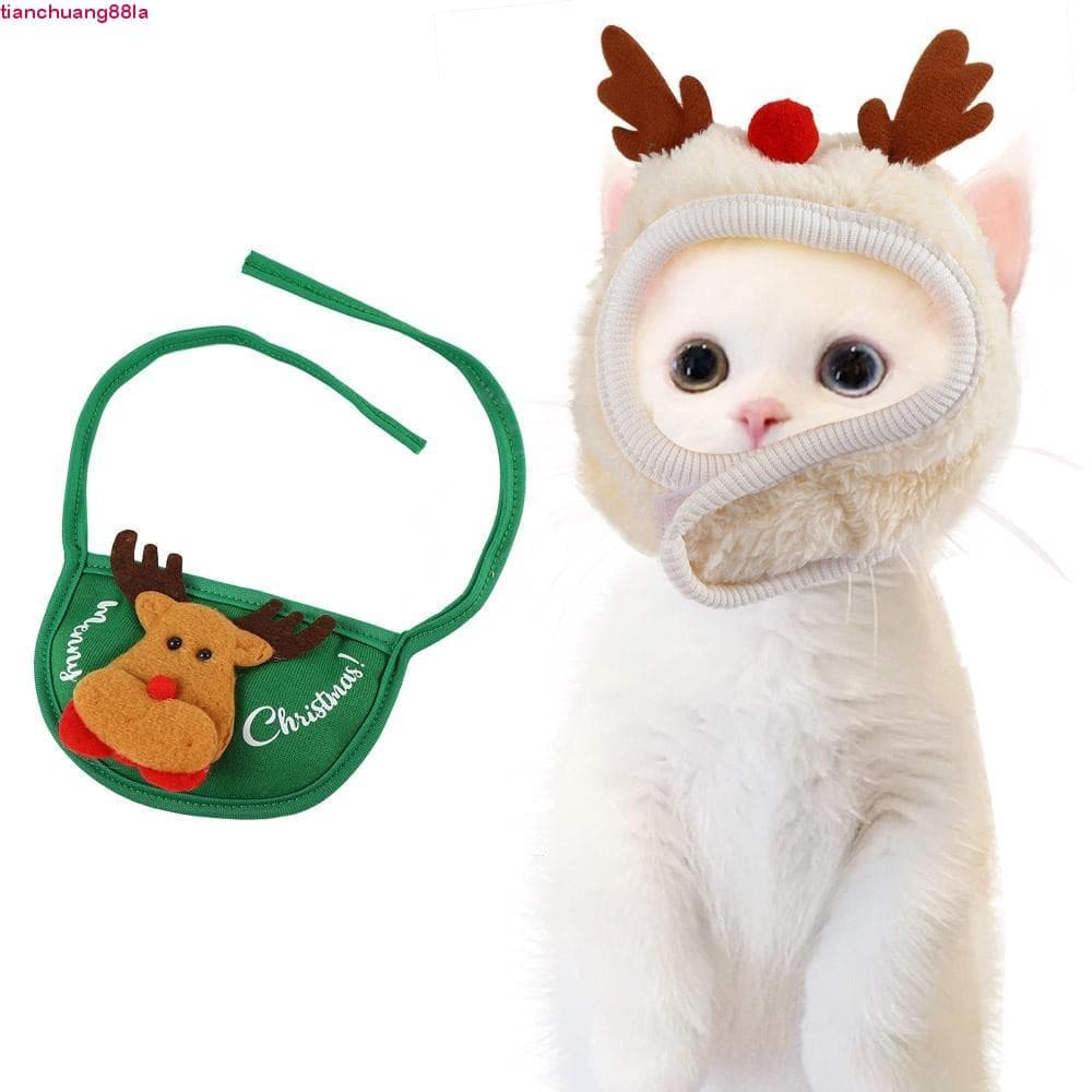 TIANCHUANG Bandana Chapéu De Papai Noel Suprimentos Babadores Inverno Teddy/Toalha De Saliva Francesa Cachecol Triangula