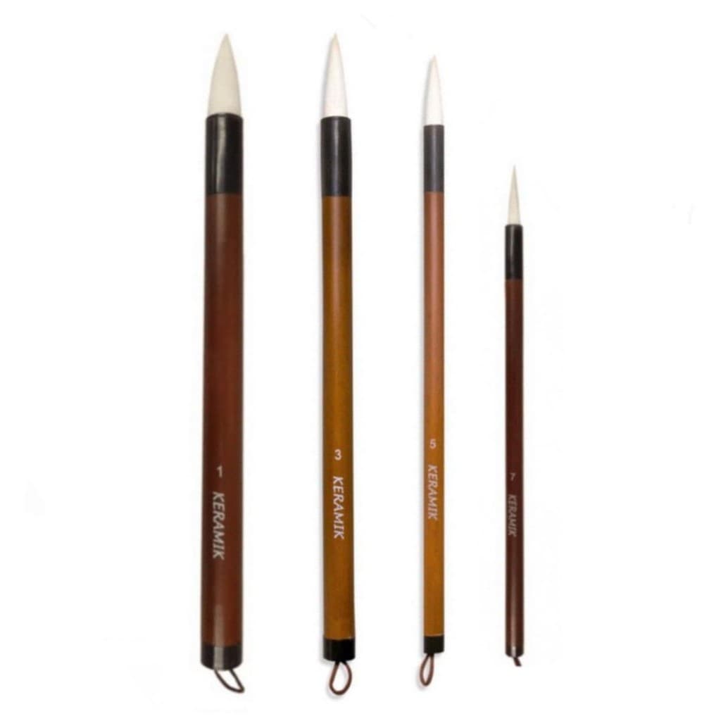 Pincel Sumi-ê Keramik Bambu Pelo de Cabra Série 20009