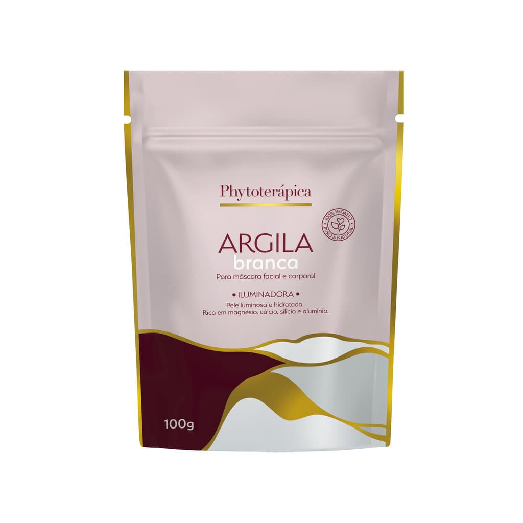 ARGILA BRANCA - 100g  - SACHÊ