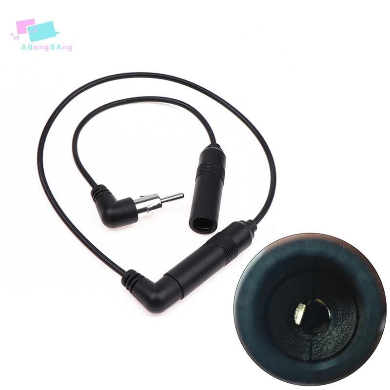 Abongbanghn Veículo AM/FM Rádio Extensão Aérea Auto Cabo De Fiação 20/35cm Adaptador De Antena De Áudio Estéreo Do Carro