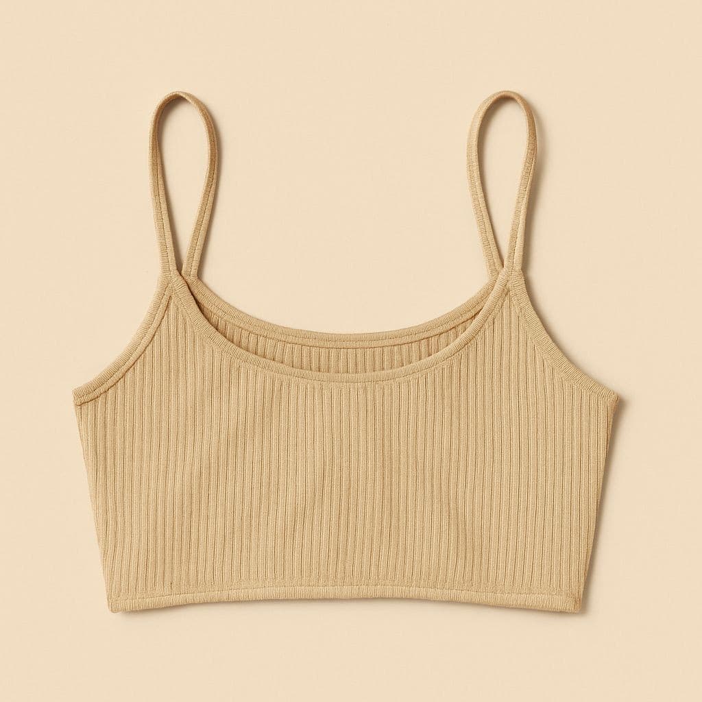 Cropped Feminino Forrado Top Com Alça Academia Blusa Ribanna