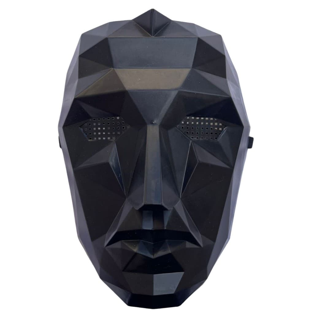 Máscara R 6 Líder Preta Coreia Cosplay Fantasia Carnaval Fantasia, Festa, Plástico, Rosto Inteiro, Cabeça, Cosplay