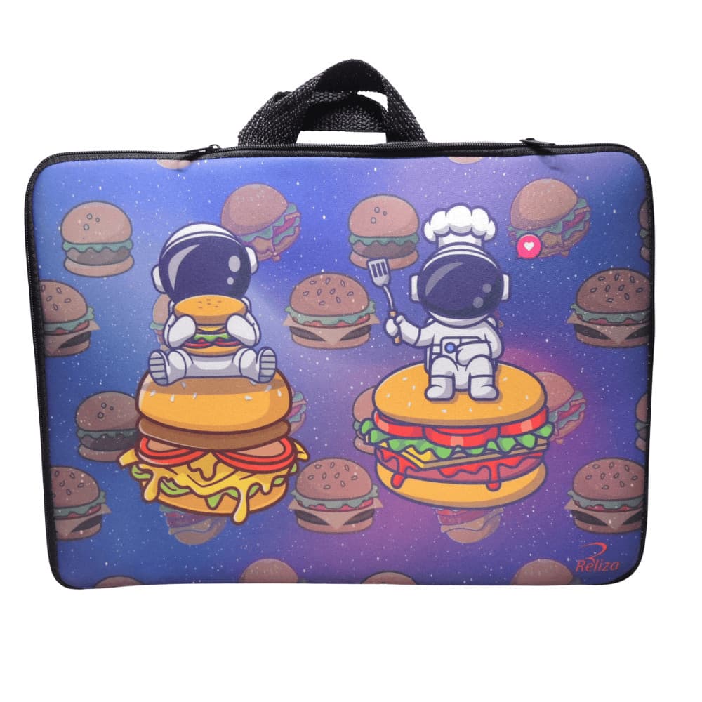 Case Protetora p/Notebook 14" Estampa de Hambúrguer Espacial