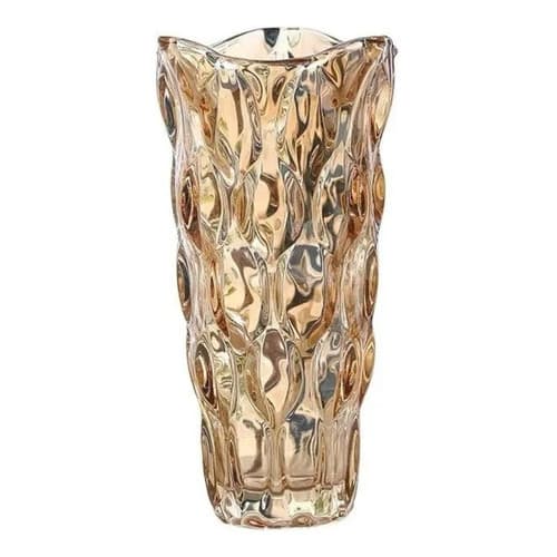 Vaso de vidro grosso primeira linha flores, decoração, sala