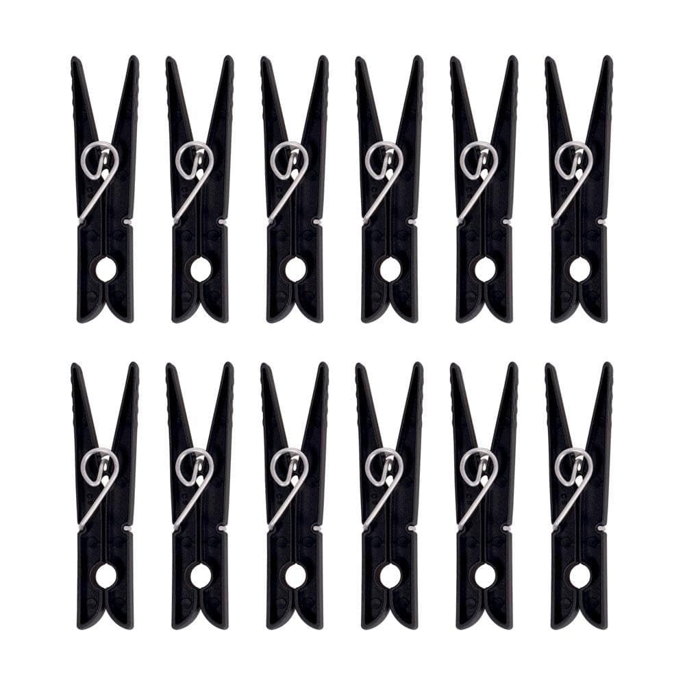 Prendedor Mor 12 Peças Preto