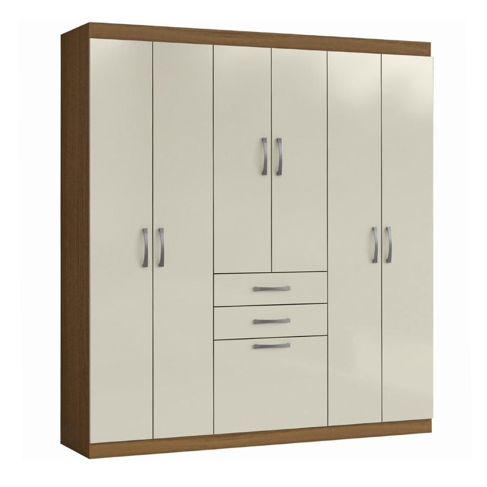 Guarda Roupas Casal 7 Portas 2 Gavetas Lisboa Aramóveis