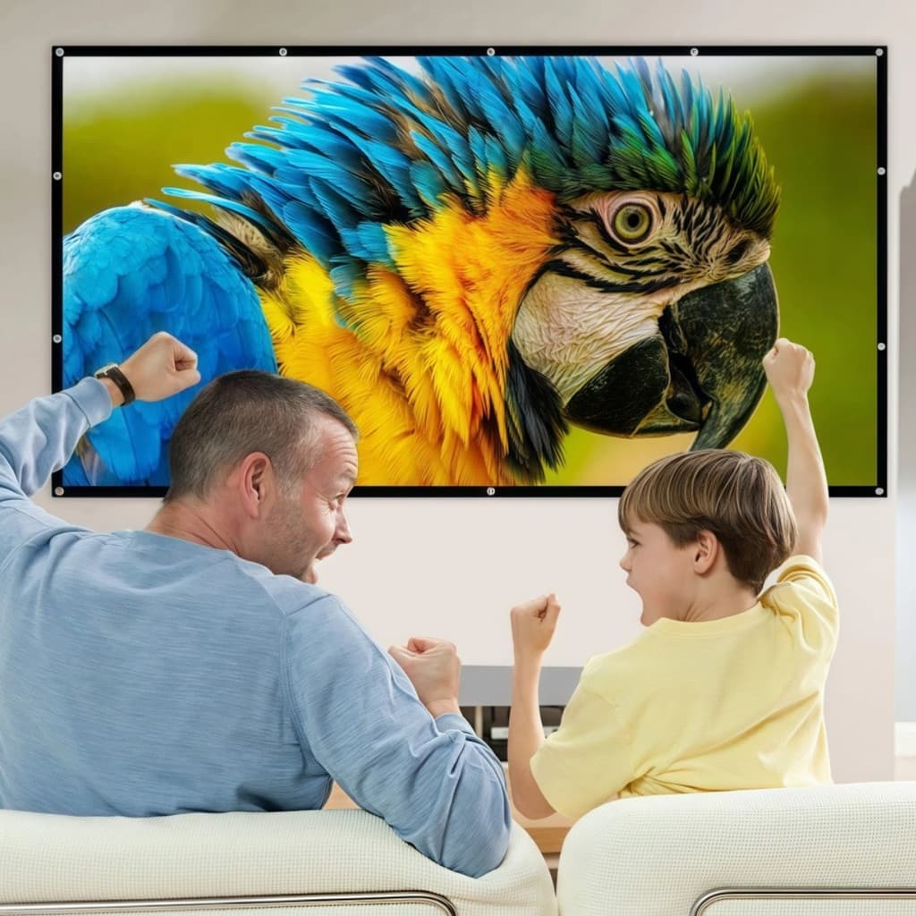 Tela De Tecido  Em Poliéster Para Projeção, Frontal E Traseira