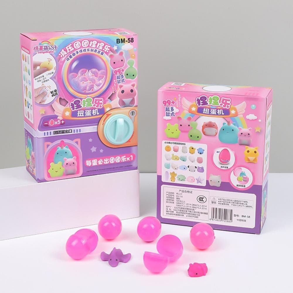 Brinquedos de Natal Para Crianças Meninos Meninas Pet Story Gashapon Egg Cheer Machine Mini Cartoon Doll Twisted Random 