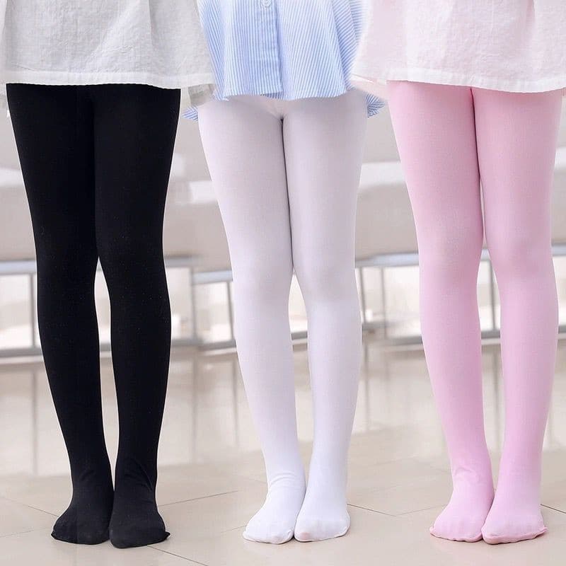 Kit 3 Pares Meia Calça Infantil Grossa Para O Frio Inverno varia Cores IMPERIO