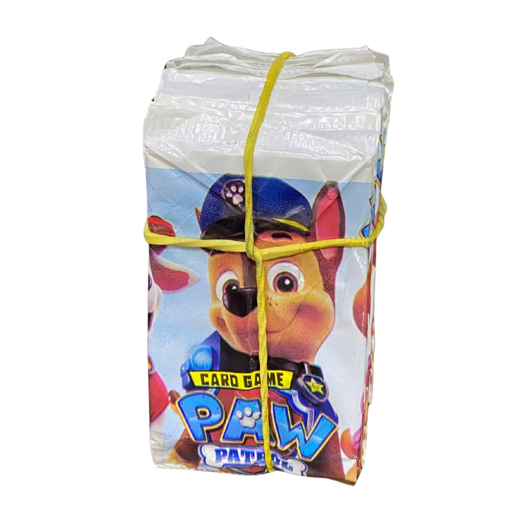 Kit 200 Cards Patrulha Canina Figurinha 50 Envelopes Fechado Rubble Skye Marshall Lembrancinha Bafo