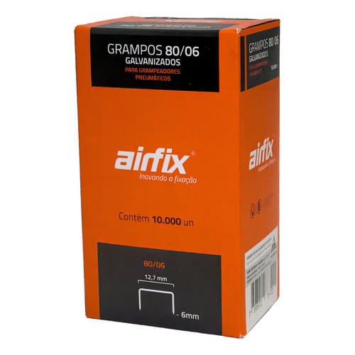 Grampo 80/06 - Airfix - Caixa C/ 10.000 Grampos