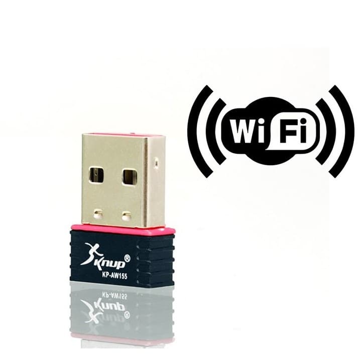 ADAPTADOR WIFI USB S/ANTENA NANO 2,4GHZ (KP-AW155) KNUP
