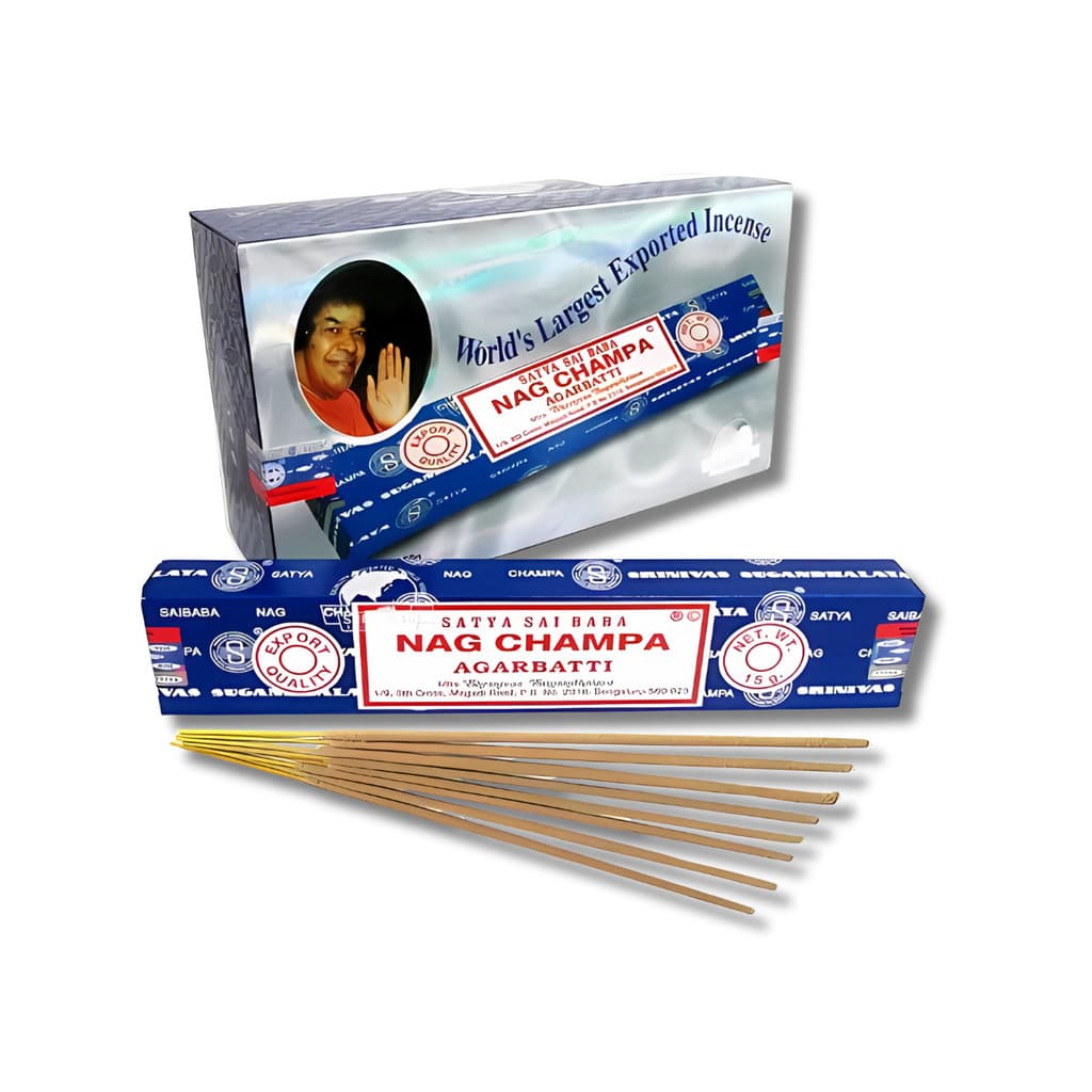 Incenso Satya Sai Baba Nag Champa 12 Caixas De 15 Gr