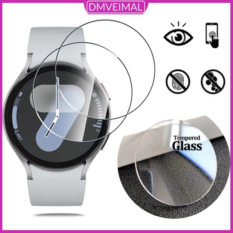 4PCS Película Protetora De Vidro Temperado Para Relógio Samsung Galaxy Watch 7 6 5 4 40mm 44mm