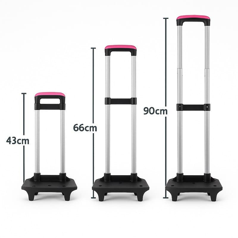 Carrinho Dobrável Infantil Com Luz para Mochila e Bagagem e Compras Bosco.Loja