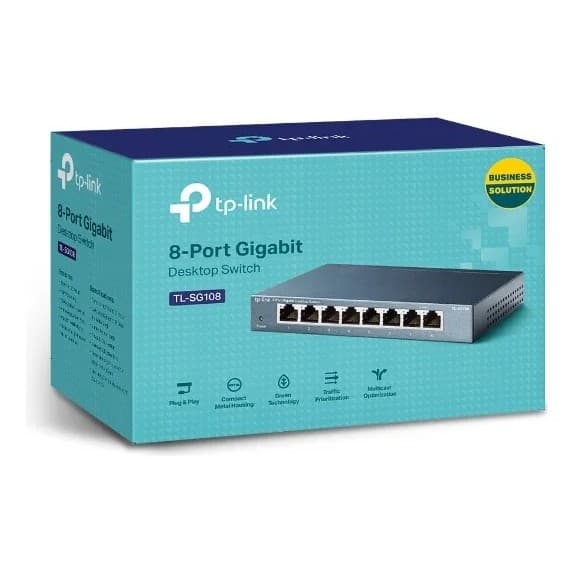Switch 8Pt Gigabit TL-SG108E TP-Link 