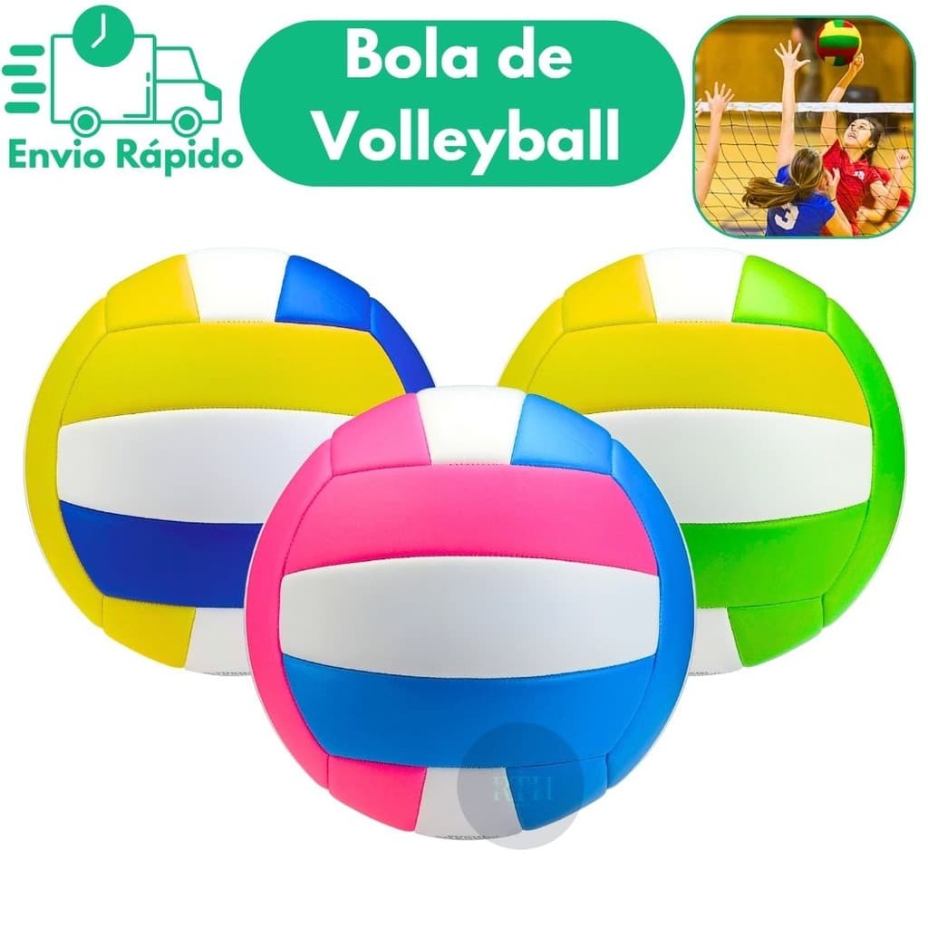 Bola de Vôlei Oficial Para Quadra E Praia Tamanho Padrão N5 Profissional Jogo Diversão