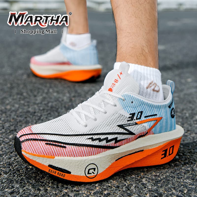 Esportes Ao Ar Livre Tênis De Corrida Antiderrapante Sapatos Femininos Bot Masculino Placa De Carbono Cor