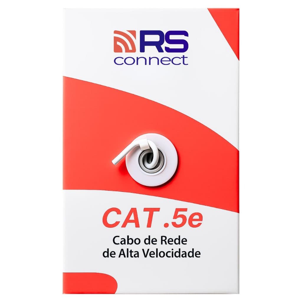 Cabo de Rede Cat 5e CCA Alumínio Acobreado Caixa com 305m