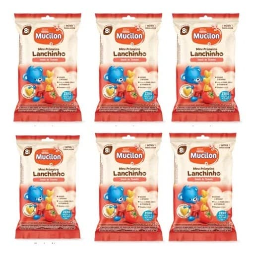 Mucilon Meu Primeiro Lanchinho Sabor Tomate - C/6