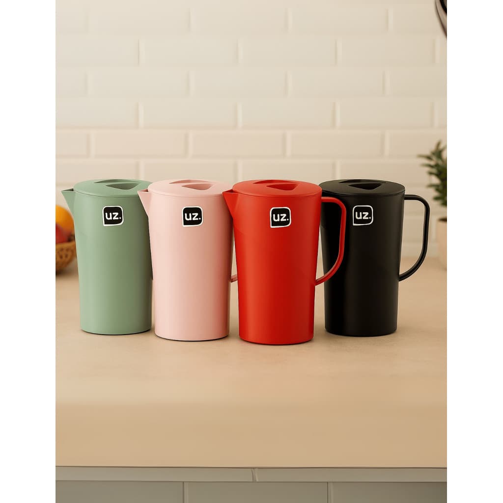 Jarra Slim 2 Litros Preta Elegante Para Suco e Água